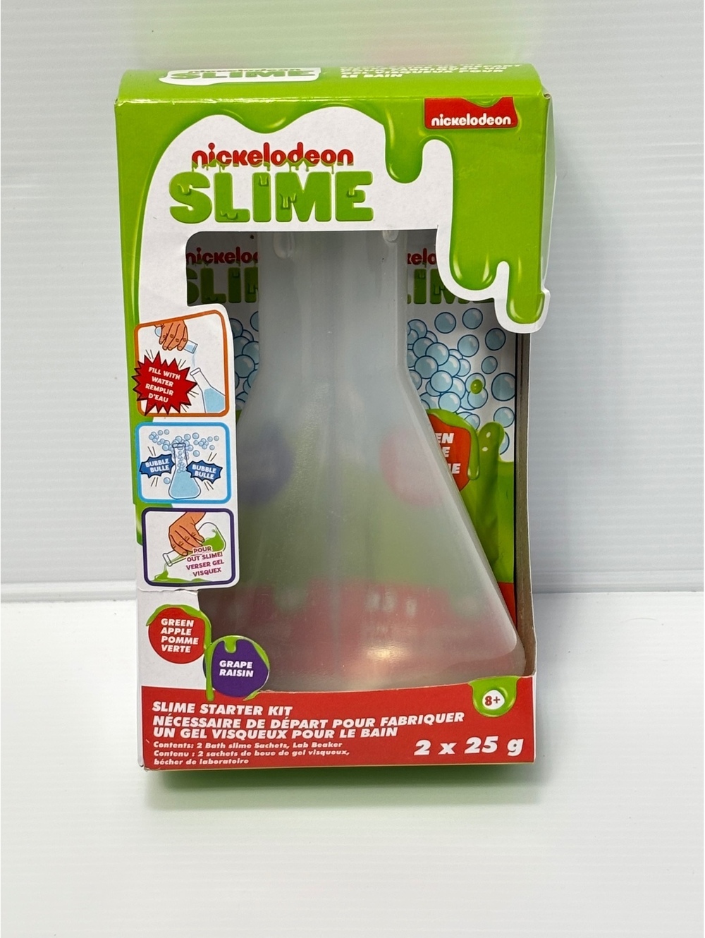 Nickelodeon Slime Starter Kit - Make Your Own Bath Slime with Green Apple NEW